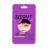 A Avarelle ZITOUT GOOD NIGHT (PM) hydrocolloid patches designed for removing pimples without falling off with its extra sticky hydrocolloid adhesive. Ingredients including,  Tea tree, Calendula and Rosehip Seed Oil