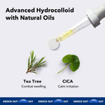 Show thumbnail preview	 A dropper releasing a clear liquid, symbolizing Avarelle's GUNK OUT: Spot Tech 100CT with cica and tea tree oil including natural oils for skin benefits.